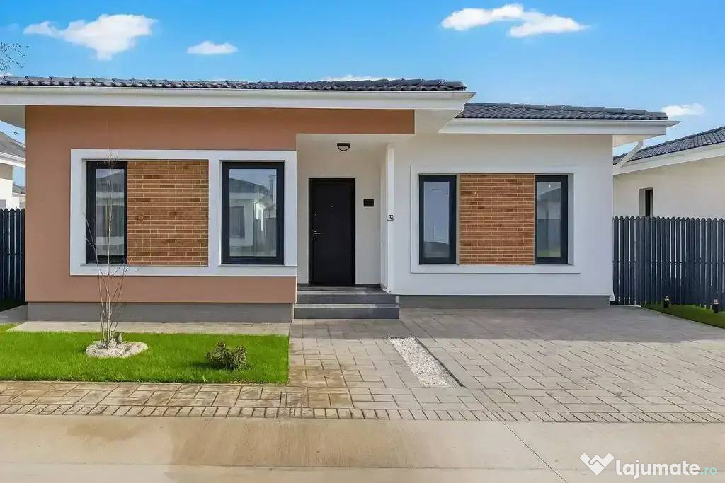 PIPERA-TUNARI-Vila lux individuala-teren 400 mp, 4 camere...