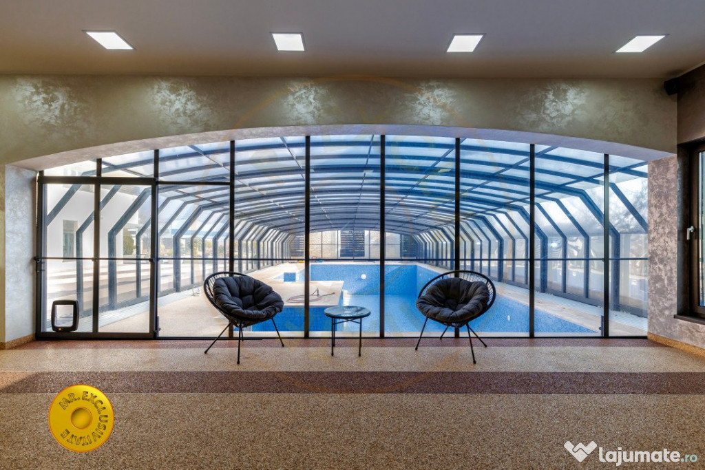 Casa cu jacuzzi, piscina încălzita si crama unde fiecare z