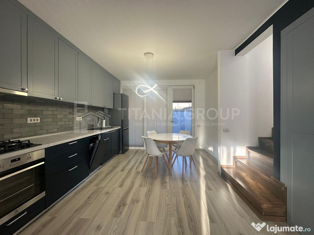 Casa mobilata modern, cu 3 camere de inchiriat - Sanpetru
