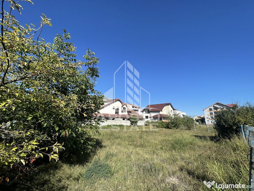 Teren intravilan, 647 mp, front 29 ml, Zona Girocului