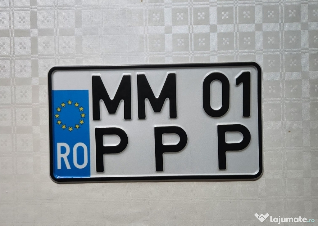 Numere auto ornamentale facem la comanda
