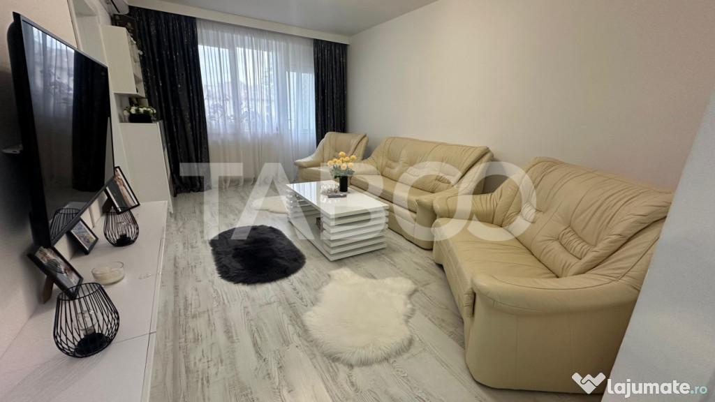 Apartament 2 camere decomandat cu balcon zona Rahovei Sibiu