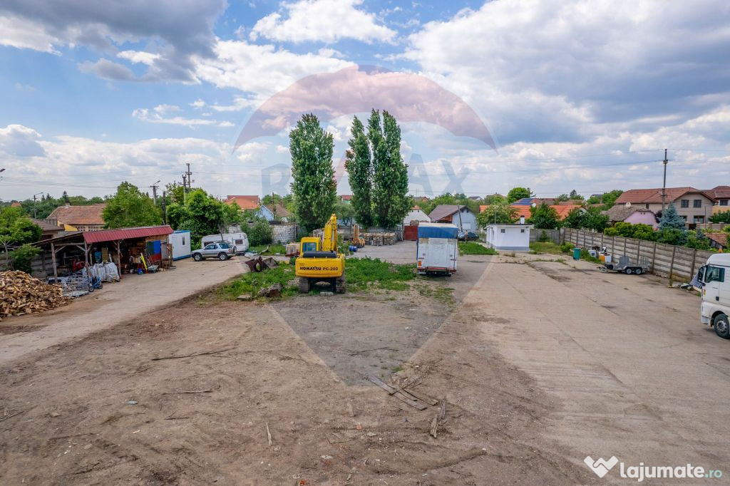 Platforma betonata de inchiriat 2690 mp Aradul Nou,Arad