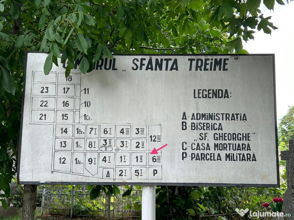 Loc de veci in cimitirul Sfanta Treime Pacurari
