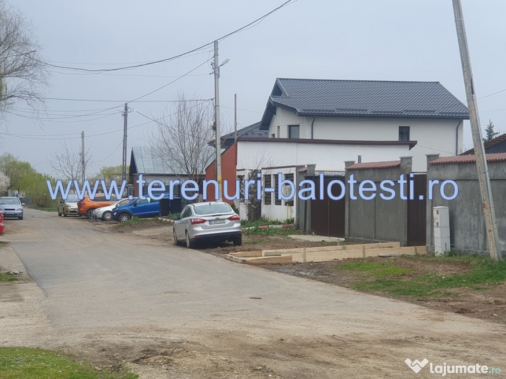 Teren Balotesti toate utilitatile,aproape de Therme