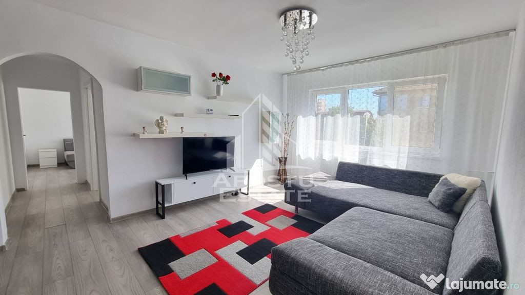 Apartament 3 camere, etaj intermediar, zona Dacia