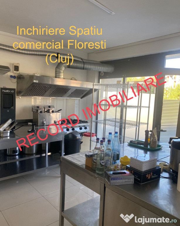 Spatiu comercial, vitrina la strada 45 mp Floresti