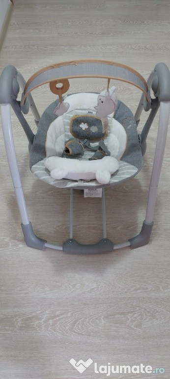 Leagan InGenuity Portabil Swing 'n Go Portable Swing Bella Teddy