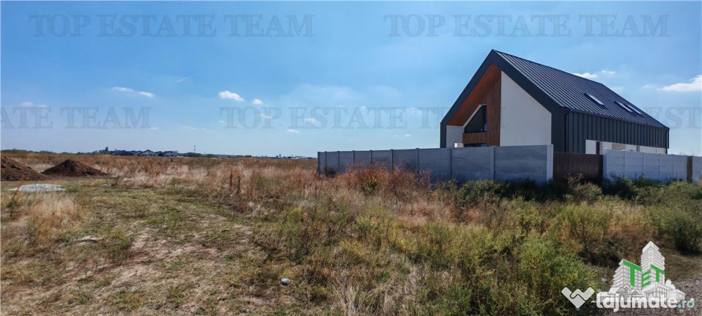 Teren intravilan, in zona de case, 338mp cu toate utilitatil