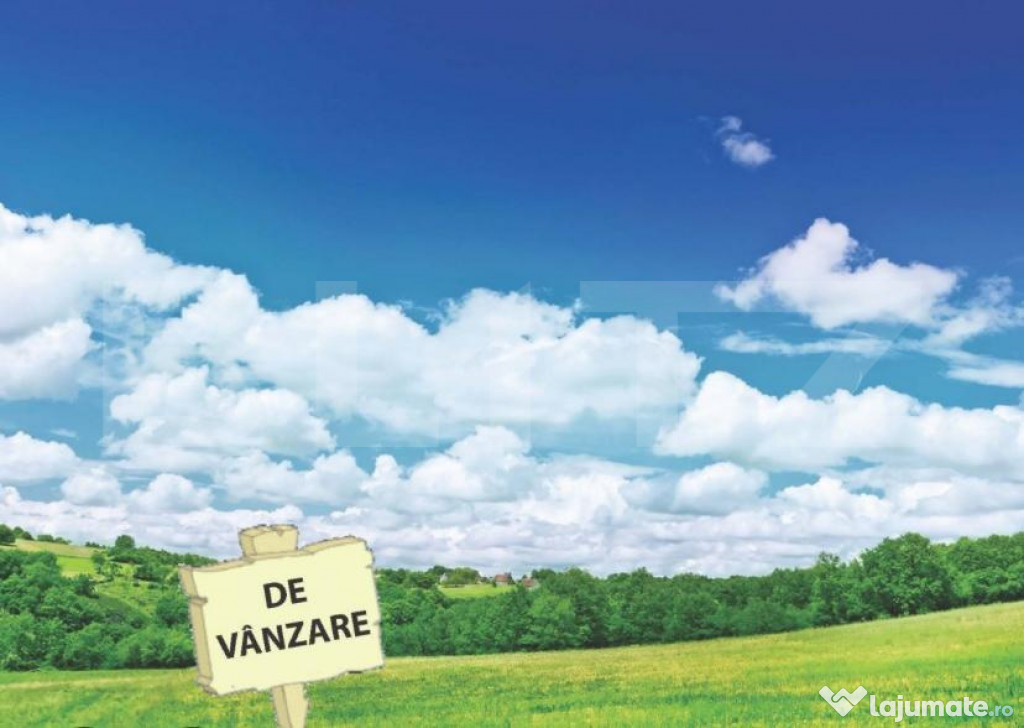 Teren intravilan, 2300mp, front 14 ml, zona Moara Nica