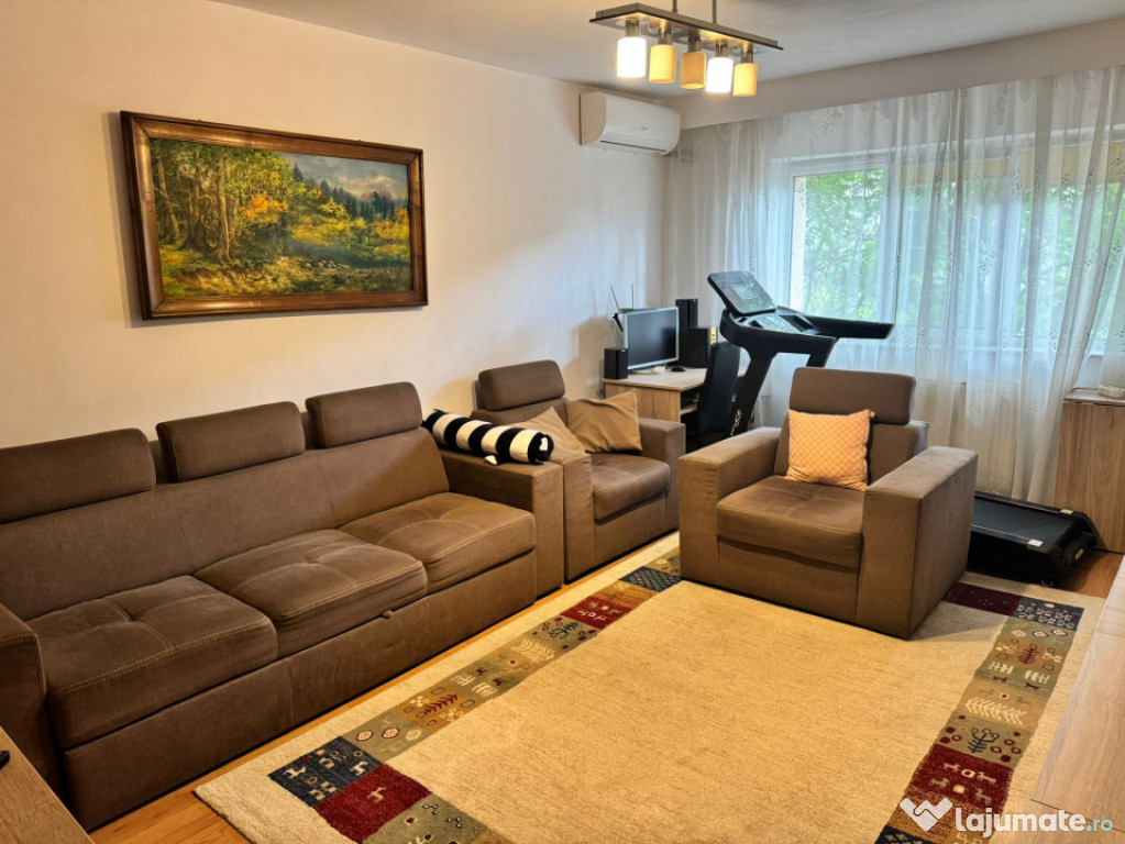 2 camere cu Garaj inclus | Complet mobilat, utilat | Mutare