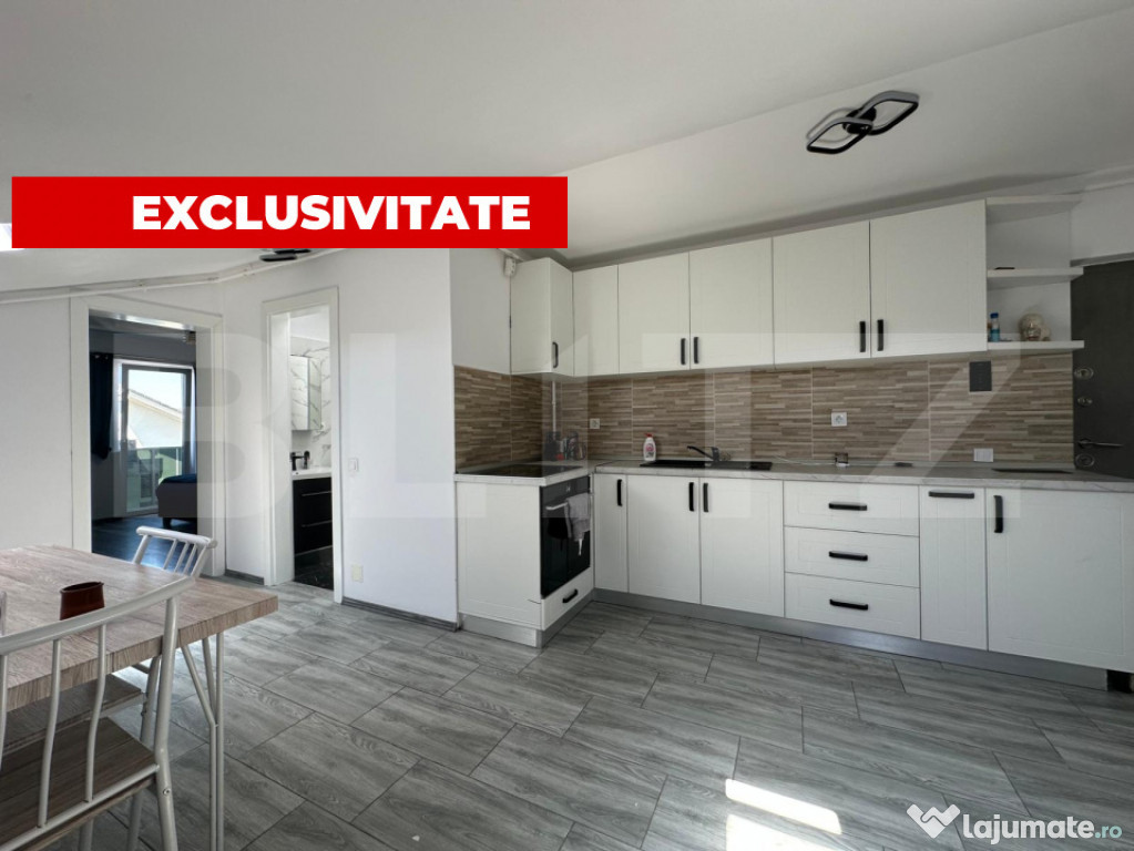 Apartament unic si modern, cu 3 camere si extra spatii, 84mp