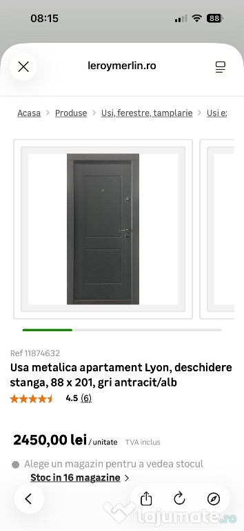 Vand ușa metalica