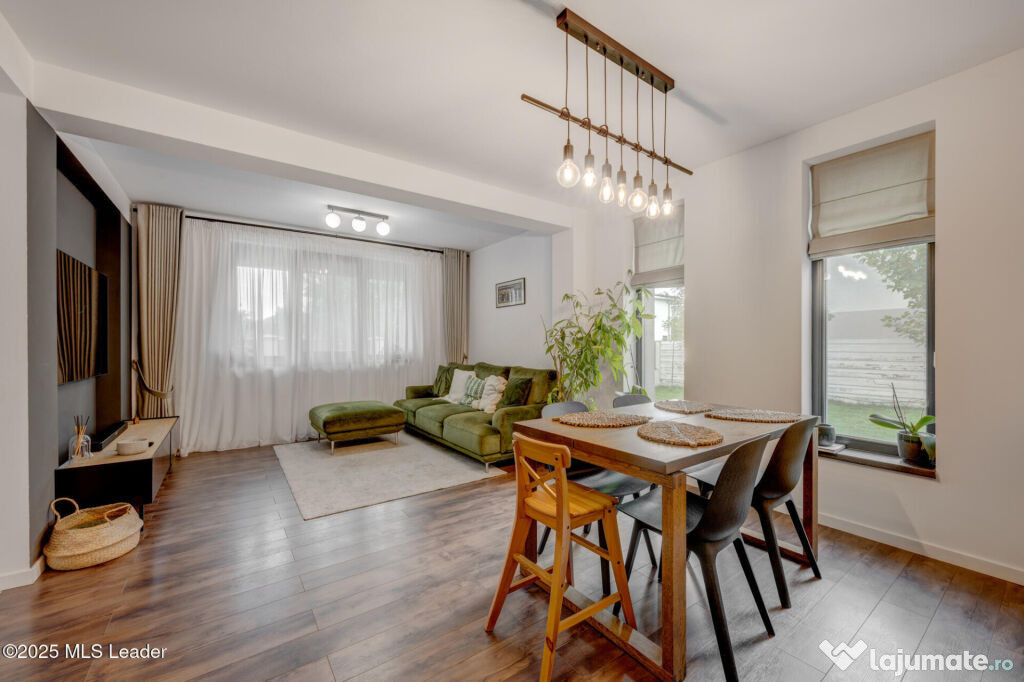 Casă modernă 4 camere,141m,living generos, curte verde,