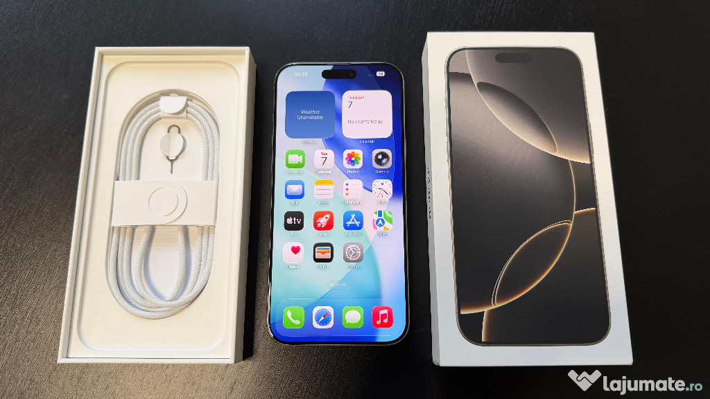 Vand iPhone 16 Pro Max 256GB Natural Titanium IMPECABIL