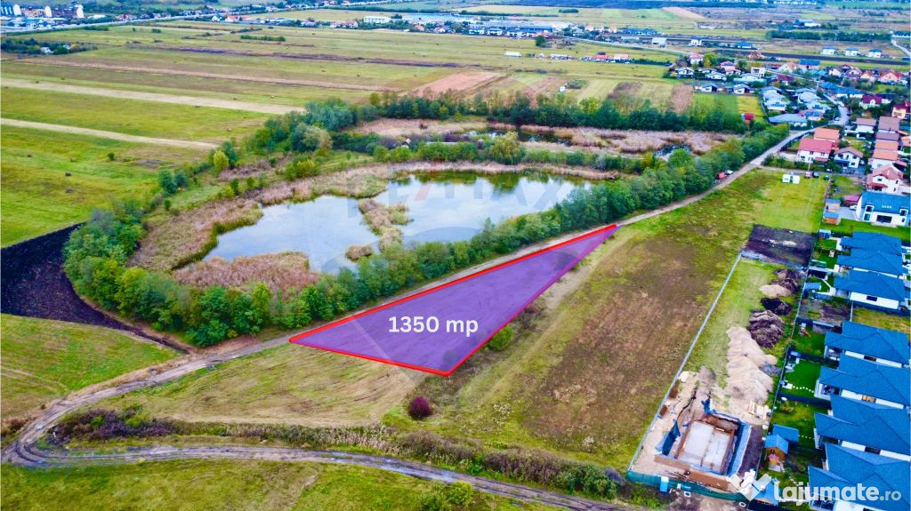 Teren intravilan 1350 mp – Jucu de Mijloc, langa lac ??...
