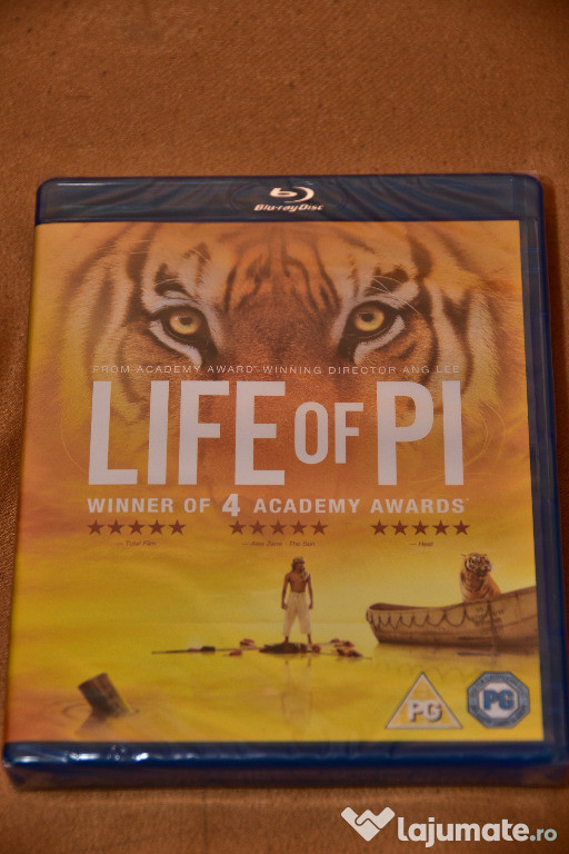Bluray film "Life of Pi", original, in tipla