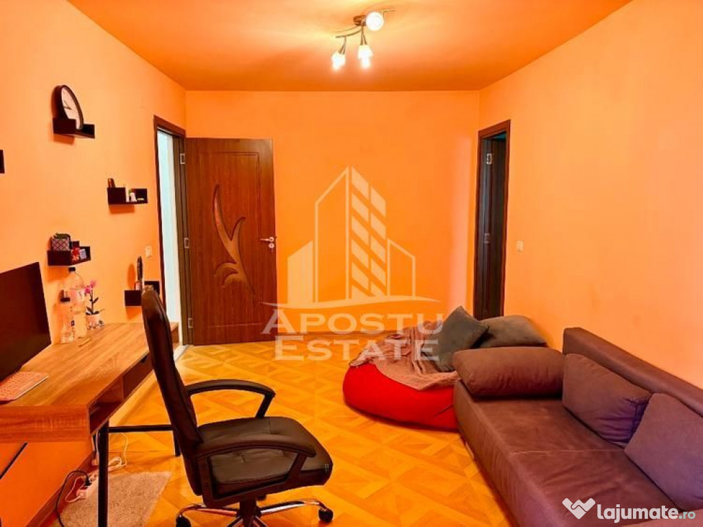 Apartament 2 camere, centrala proprie, zona Girocului
