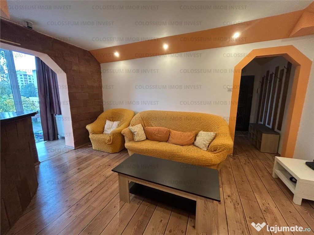 Apartament cu 3 camere, mobilat si utilat - zona Astra