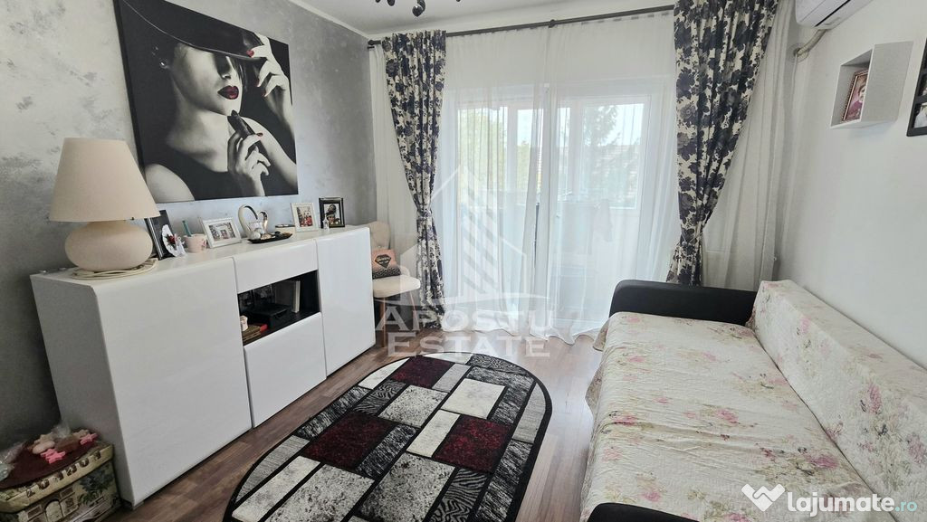 Apartament 2 camere, centrala proprie, zona Torontalului