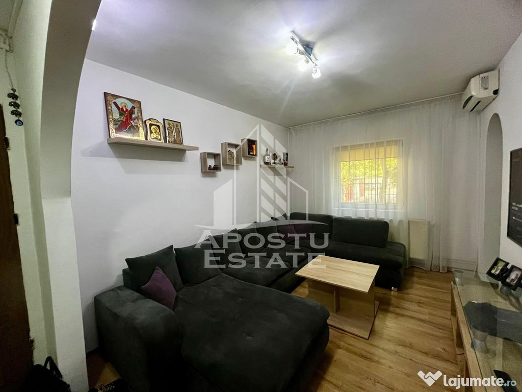 Apartament 3 camere,parter inalt,centrala proprie, zona L...