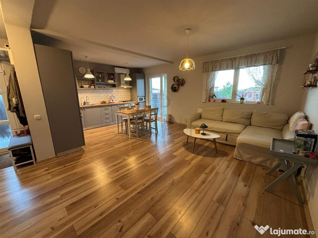 Duplex mobilat utilat - Panouri solare - zona accesibila