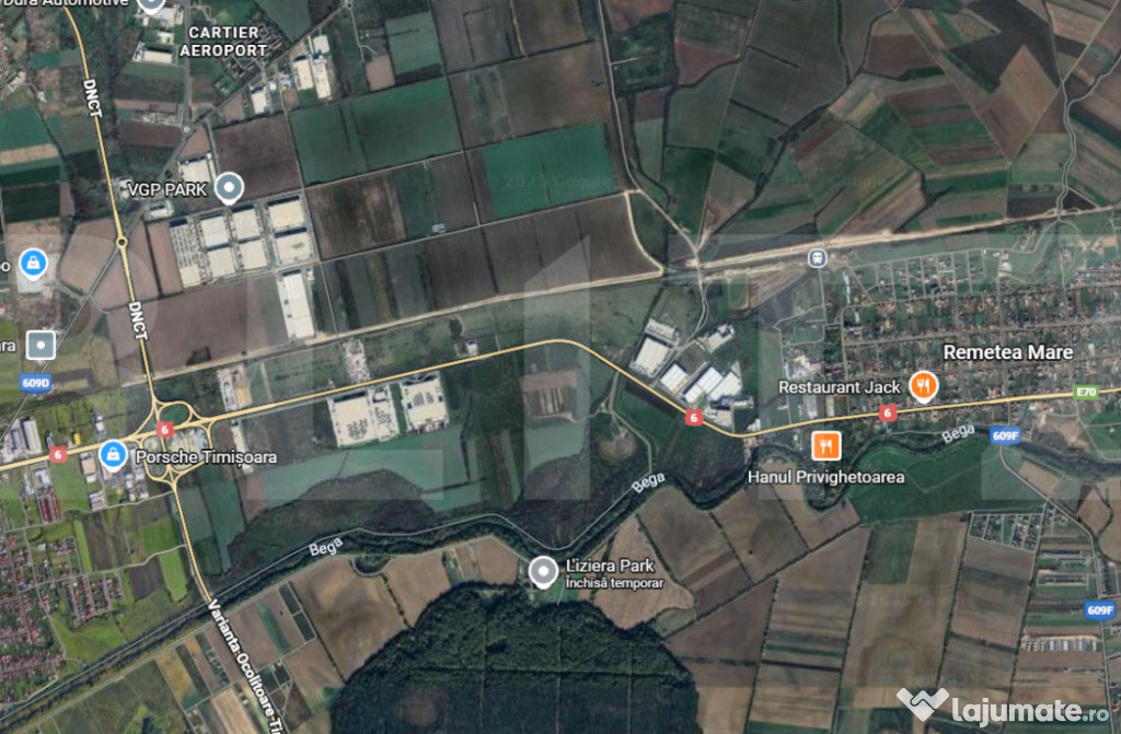 Teren 17.400 mp Remetea Mare – Front 170 m la DN6