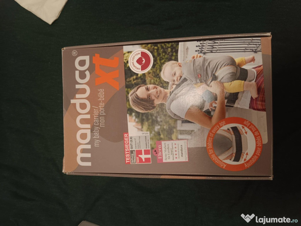 Marsupiu Manduca XT + husa frig bebe