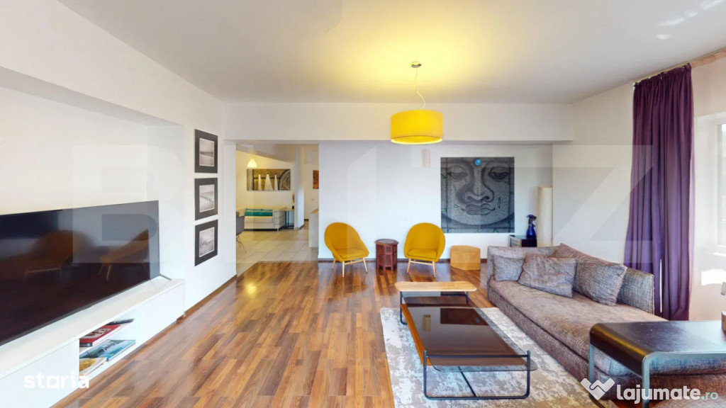 Apartament 4 camere, 135 mp, 2 bai, terasa, parcare, Complex