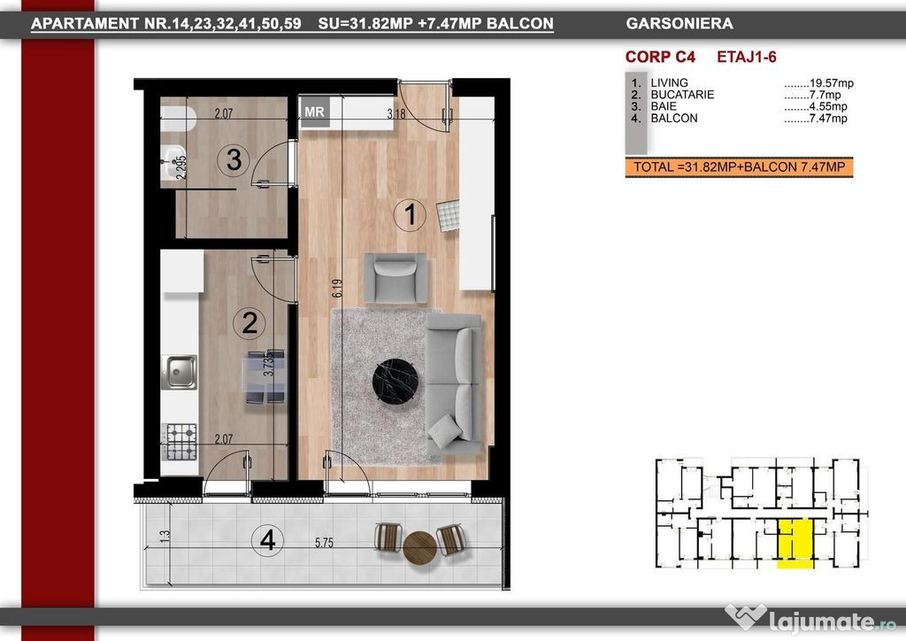 Gars.dec. la aprox. 15min metrou Leonida sau Berceni
