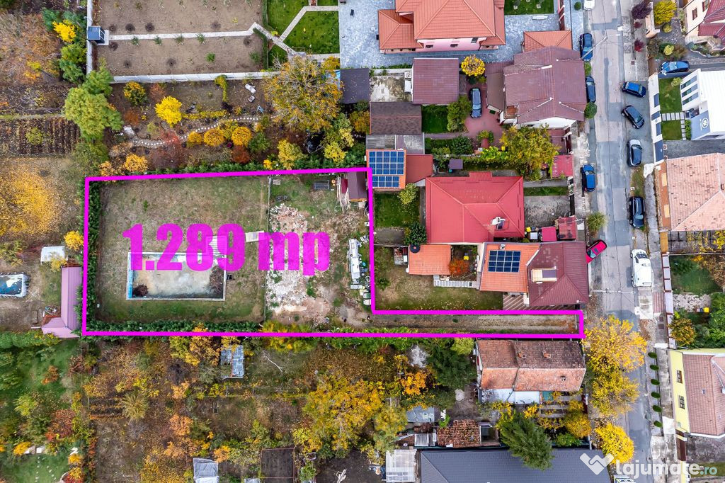 Teren 1.285 mp în Pârneava - lângă Facultatea de Medi...