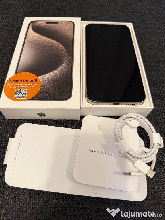 Vand IPhone 15 Pro Max 256GB Natural Titanium