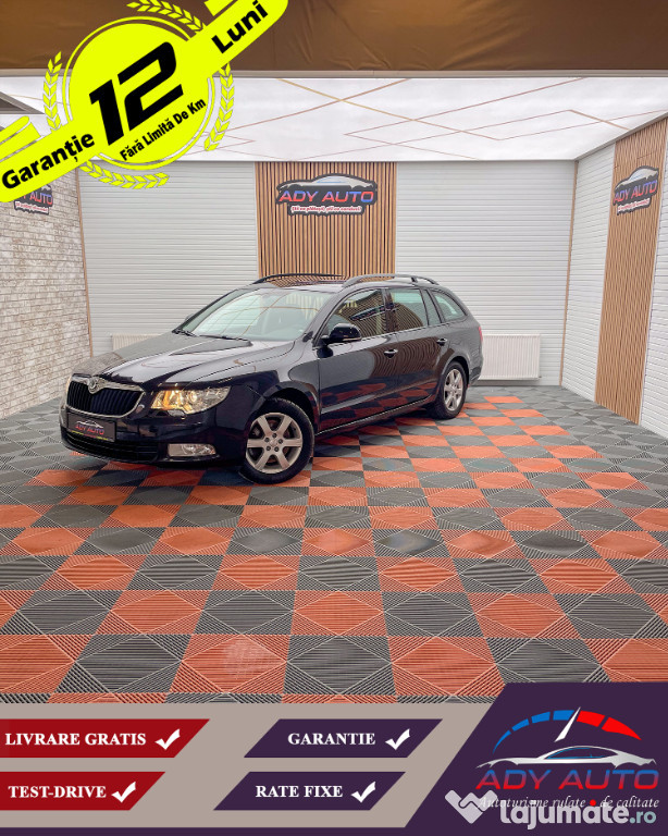 Skoda Superb, Benzina, 125CP,Garantie 12 luni, Buy-back,rate fixe