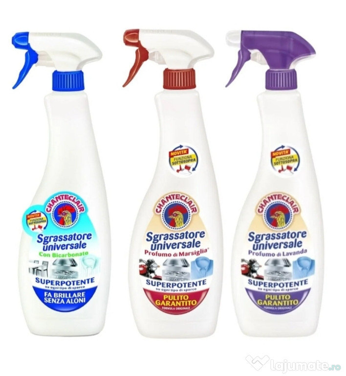 Set 3x Chanteclair Detergent Degresant Universal 600 ml