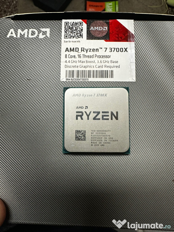 Procesor AMD RYZEN 7 3700x