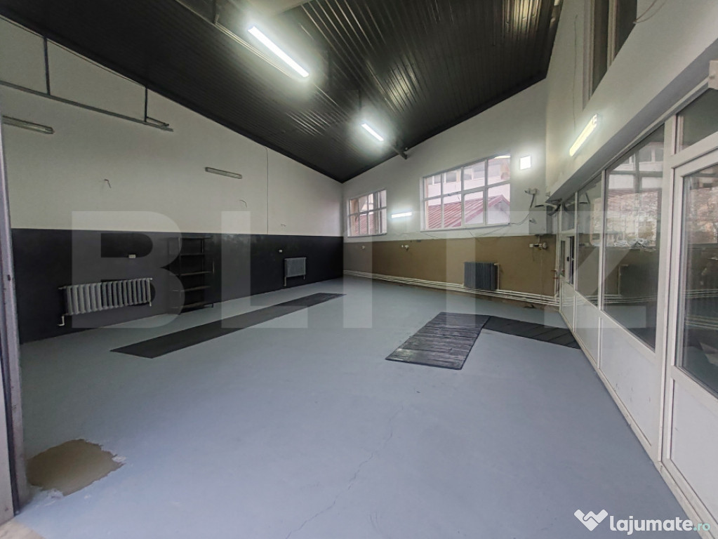Hala cu 2 canale, 100mp, spatiu birouri, Burdujeni