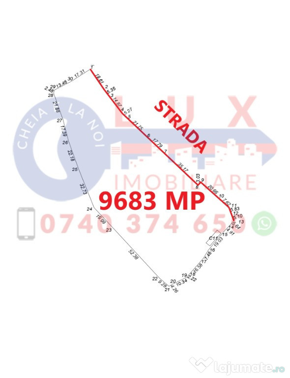 ID 7748 Teren Zona VARD - 9683 MP