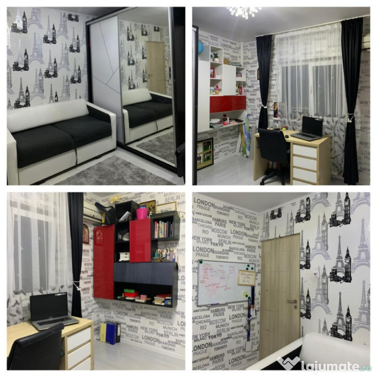 Mobexpert, piele, cromoterapie apartament exclusivist de închiriat