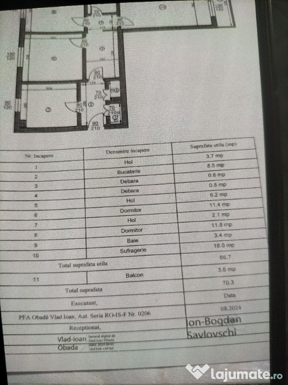 PROPIETAR vând apartament 3camere zona MIRCEA CEL BĂTRÂN