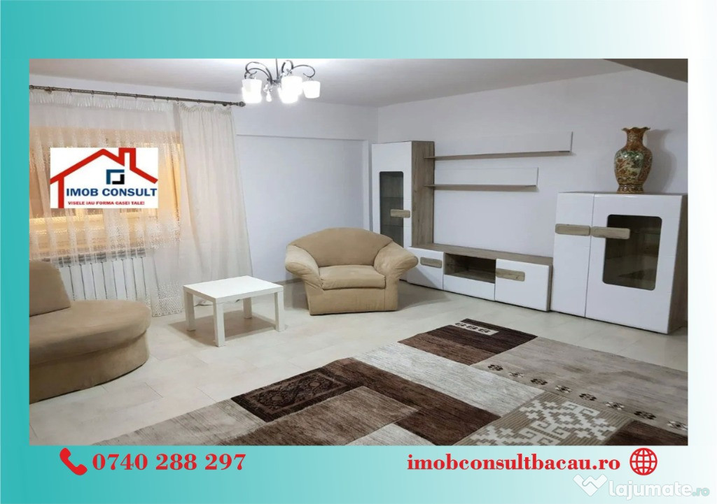 De închiriat apartament 2 camere – bloc nou, central, Bacău! CE1384