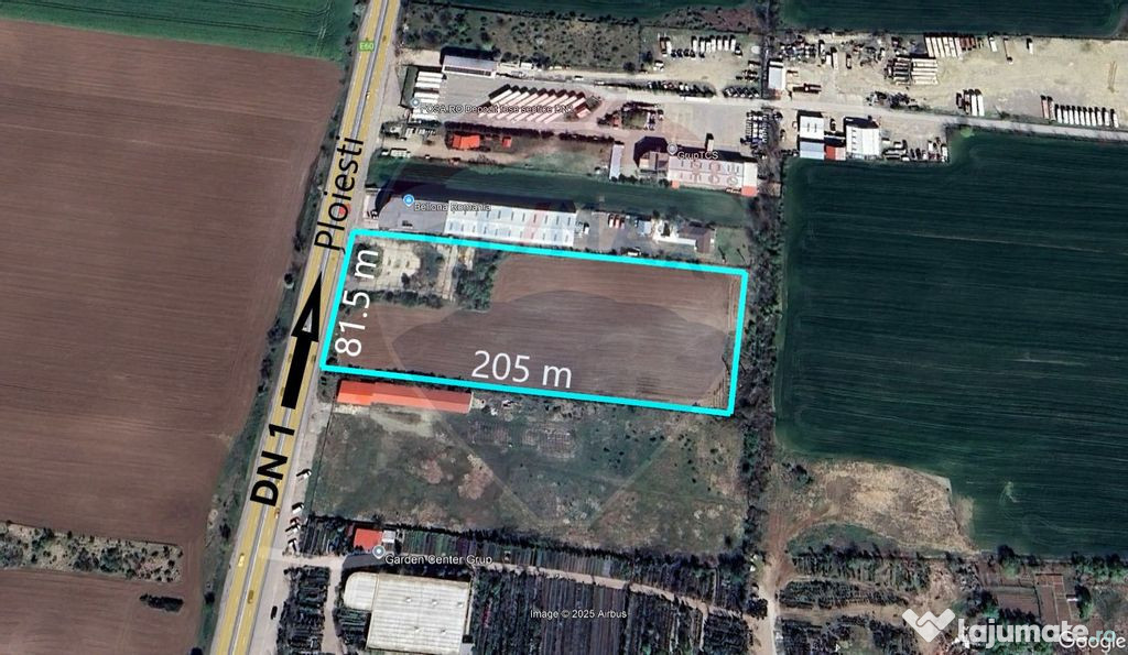 Teren intravilan 16752 mp, Tancabesti / DN 1