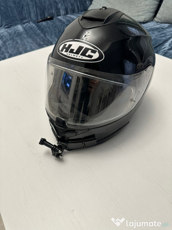 Casca moto HJC C 70 marime S cu pinlock si suport camera