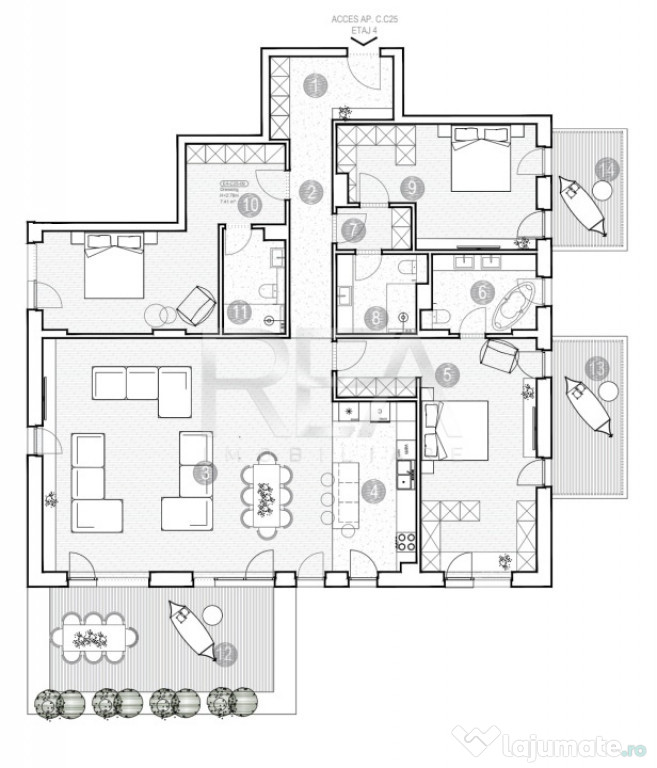 Apartament 4 camere , Green Lake, Grivita