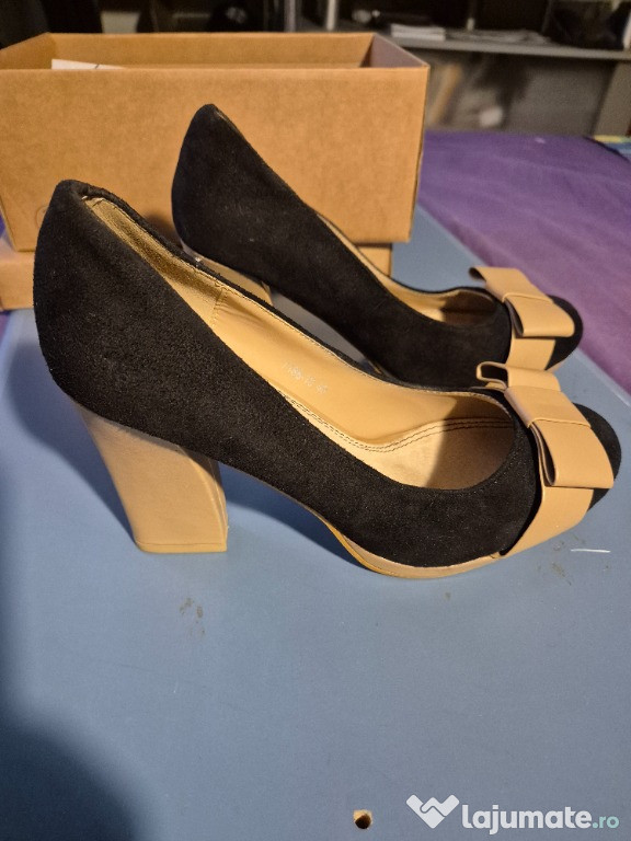Pantofi dama EST INT marime 40, purtati o data, impecabili