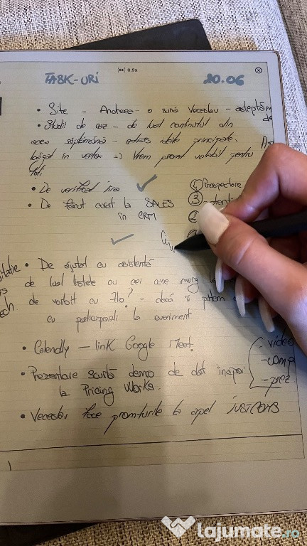 Tableta Remarkable Pro + Pen Plus + Husa originala