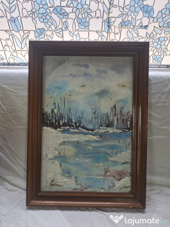 Tablouri vechi semnate Angela Mitru