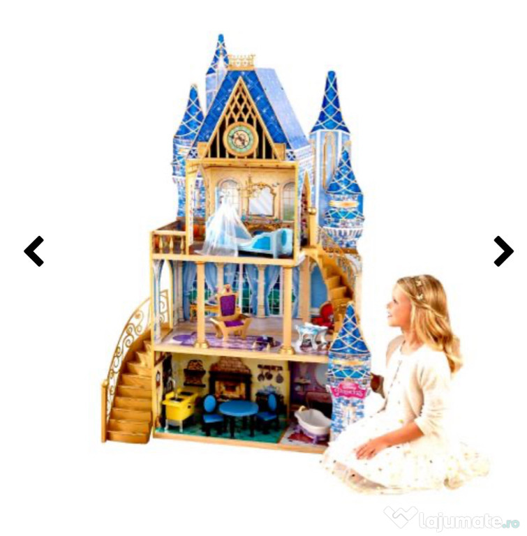 Casuta Din Lemn Pentru Papusi Cinderella Royal Dream