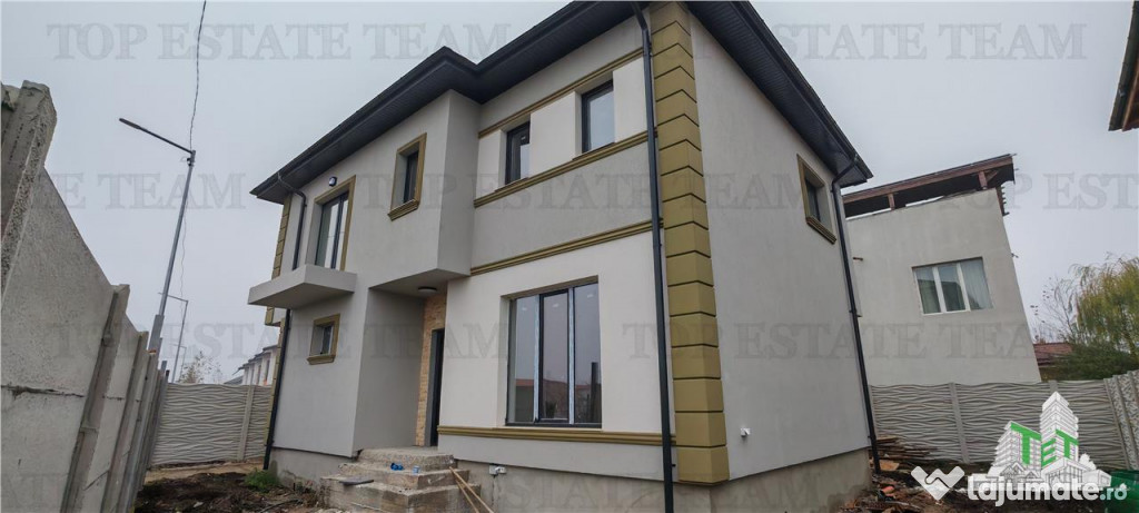 Vila cocheta, moderna, cu 4 camere si curte generoasa, toate