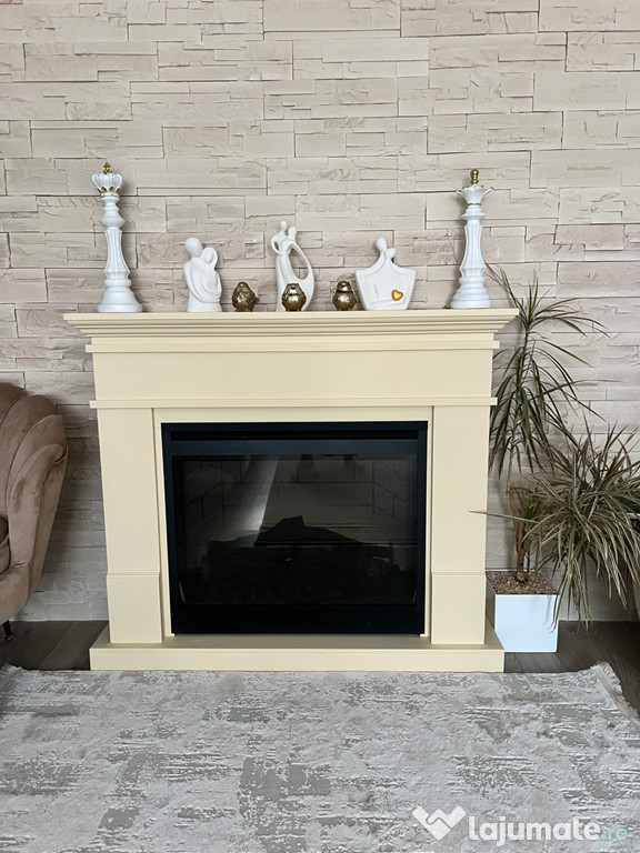 Șemineu electric cu flacără 3D