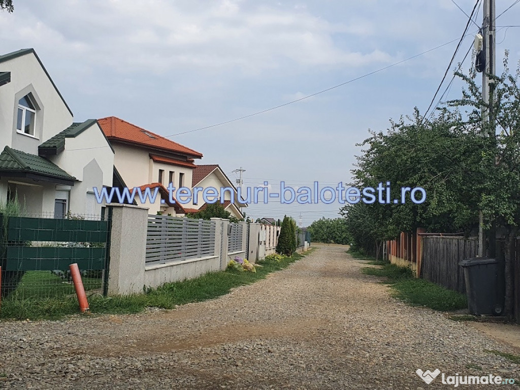 Teren Balotesti,vecinatate Dn1 Bucuresti Ploiesti ,toate utilitatile+a